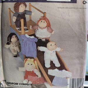 Vintage McCall’s Crafts Doll Clothing Pattern #9256